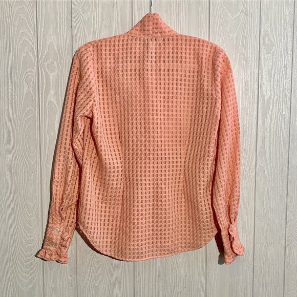 Chloe Kristyn Angela Top Blush Organza Size Small NWT - Picture 3 of 5